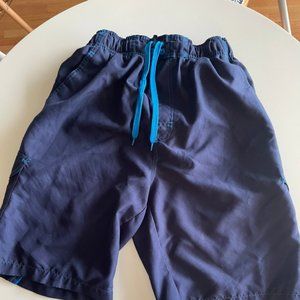 Men's Blue Swim Shorts - Navy and Teal